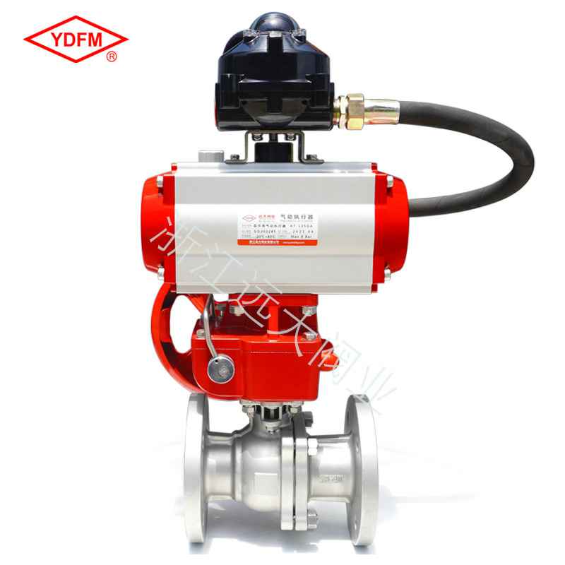 气动高温法兰球阀 Q641F-16P